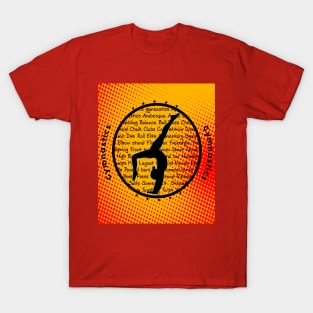 red dot on Yellow Gymnastics T-Shirt